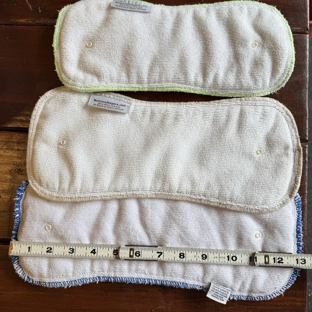 Smart Bottoms Best Bottoms Cloth Diaper Lot Covers S-L Buttons Inserts + Extras
